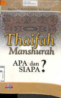 Image of THAIFAH MANSHURAH APA DAN SIAPA?