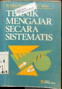 Image of TEKNIK MENGAJAR SECARA SISTEMATIS