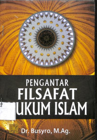 Image of PENGANTAR FILSAFAT HUKUM ISLAM