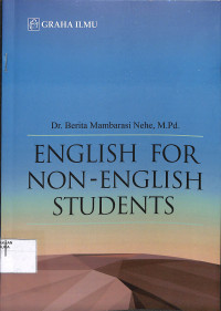 Image of ENGLISH FOR NON-ENGLISH STUDENTS