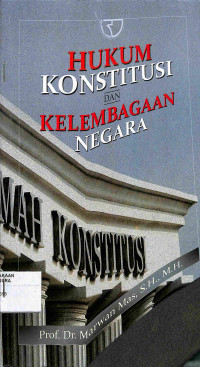 Image of HUKUM KONSTITUSI DAN KELEMBAGAAN NEGARA