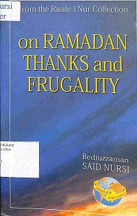 Image of ON RAMADAN THANKS AND FRUGALITY