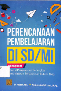 Image of PERENCANAAN PEMBELAJARAN DI SD/MI