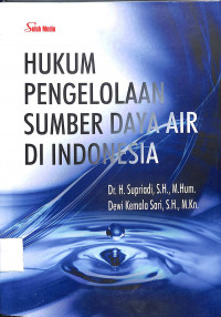 Image of HUKUM PENGELOLAAN SUMBER DAYA AIR DI INDONESIA