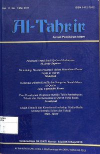 Image of AL-TAHRIR : Jurnal Pemikiran Islam Vol. 11 No.1 Mei 2011