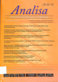Image of ANALISA : Journal Of Social Science and Religion Volume 04 No.01 July 2019