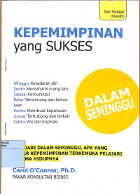 Image of KEPEMIMPINAN yang SUKSES