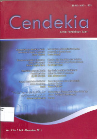Image of CENDEKIA : Jurnal Pendidikan Islam Vol. 9 No. 2 Juli - Desember 2011