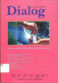 Image of DIALOG : Jurnal Penelitian dan Kajian Keagamaan No. 70 Tahun XXXII, 2010