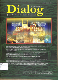 Image of DIALOG : Jurnal Penelitian dan Kajian Keagamaaan Vol. 37 No. 1 Juni 2014