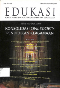 Image of EDUKASI : Jurnal Penelitian Pendidikan Agama Dan Keagamaan Vol. 5 No. 2 April-Juni 2007