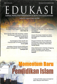 Image of EDUKASI : Jurnal Penelitian Pendidikan Agama Dan Keagamaan Vol. VII No. 2 April-Juni 2009