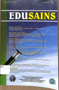 Image of EDUSAINS : Vol. 3 No. 1 Juni 2010