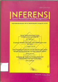 Image of INFERENSI: Jurnal Penelitian Sosial Keagamaan Vol. 8 No. 1 Juni 2014