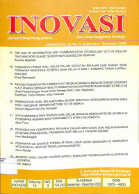 Image of INOVASI : Jurnal Diklat Keagamaan Vol. 14 No. 3 September - Desember 2020