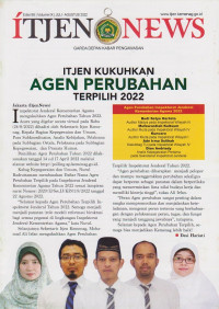 Image of ITJEN NEWS GARDA DEPAN KABAR PENGAWASAN Edisi 88 Volume IX Juli - Agustus 2022