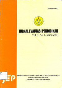 Image of JURNAL EVALUASI PENDIDIDKAN: Vol.4 No. 1 maret 2013