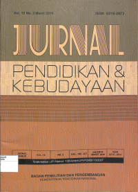 Image of JURNAL : Pendidikan & Kebudayaan Vol. 16 No. 2 Maret 2010