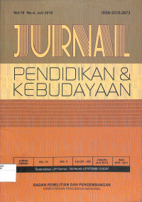 Image of JURNAL : Pendidikan & Kebudayaan Vol. 16 No. 4 Juli 2010