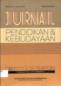 Image of JURNAL : Pendidikan & Kebudayaan Vol. 17 No. 1 Januari 2011