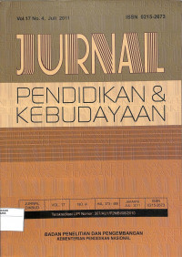 Image of JUNAL : Pendidikan & Kebudayaan Vol. 17 No. 4 Juli 2011