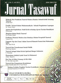 Image of JURNAL TASAWUF Vol. 1, No.2, Juli 2012