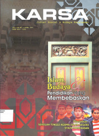 Image of KARSA : Jurnal Sosial & Budaya Keislaman Vol. XIX No. 1 April 2011