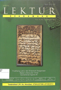 Image of JURNAL LEKTUR KEAGAMAAN : Vol. 10, No.2, Desember 2012