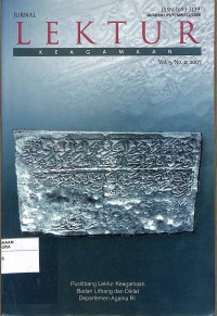 Image of JURNAL LEKTUR KEAGAMAAN : Vol. 5, No. 2, 2007