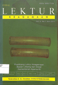 Image of JURNAL LEKTUR KEAGAMAAN : Vol. 9, No. 1, Juni 2011