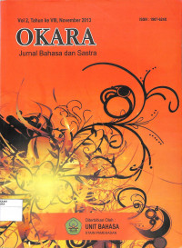 Image of OKARA : Jurnal Bahasa dan Sastra Vol. 2 Tahun ke VIII November 2013