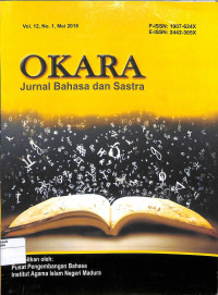 Image of OKARA : Jurnal Bahasa dan Sastra Vol. 12, No. 1, Mei 2018