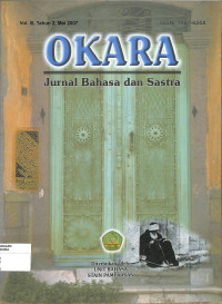 Image of OKARA : Jurnal bahasa dan Sastra Vol. III Tahun 2 mei 2007