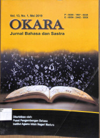 Image of OKARA : Jurnal Bahasa dan Sastra Vol. 13, No. 1, Mei 2019