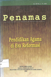 Image of PENAMAS : Jurnal Penelitian Agama dan Masyarakat Vol. XXI No. 2 Th. 2008