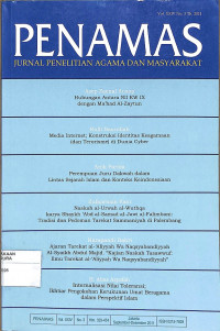 Image of PENAMAS : Jurnal Penelitian Agama dan Masyarakat Vol. XXIV No. 3 Th. 2011