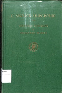 Image of Selected Works of C. Snouck Hurgronje